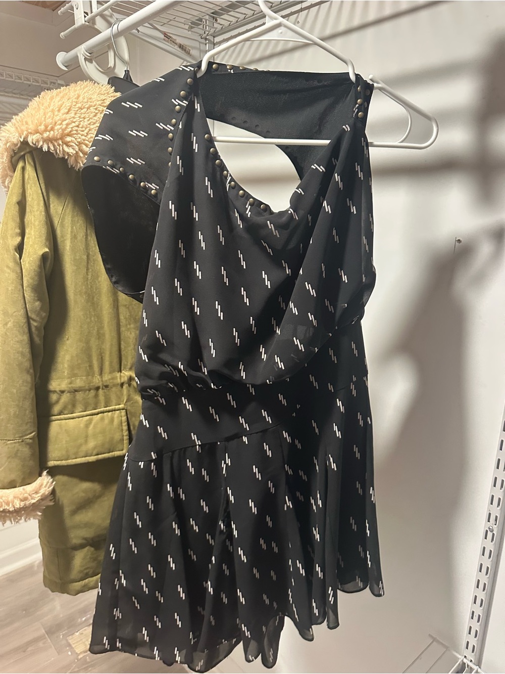 Sam Edelman Black Dress with Subtle Print